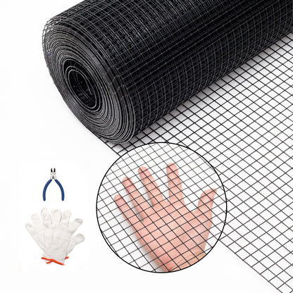 Kaners Hardware Cloth Fence Roll Square Chicken Rabbit Snake Cage Heavy Duty Welding Fencing