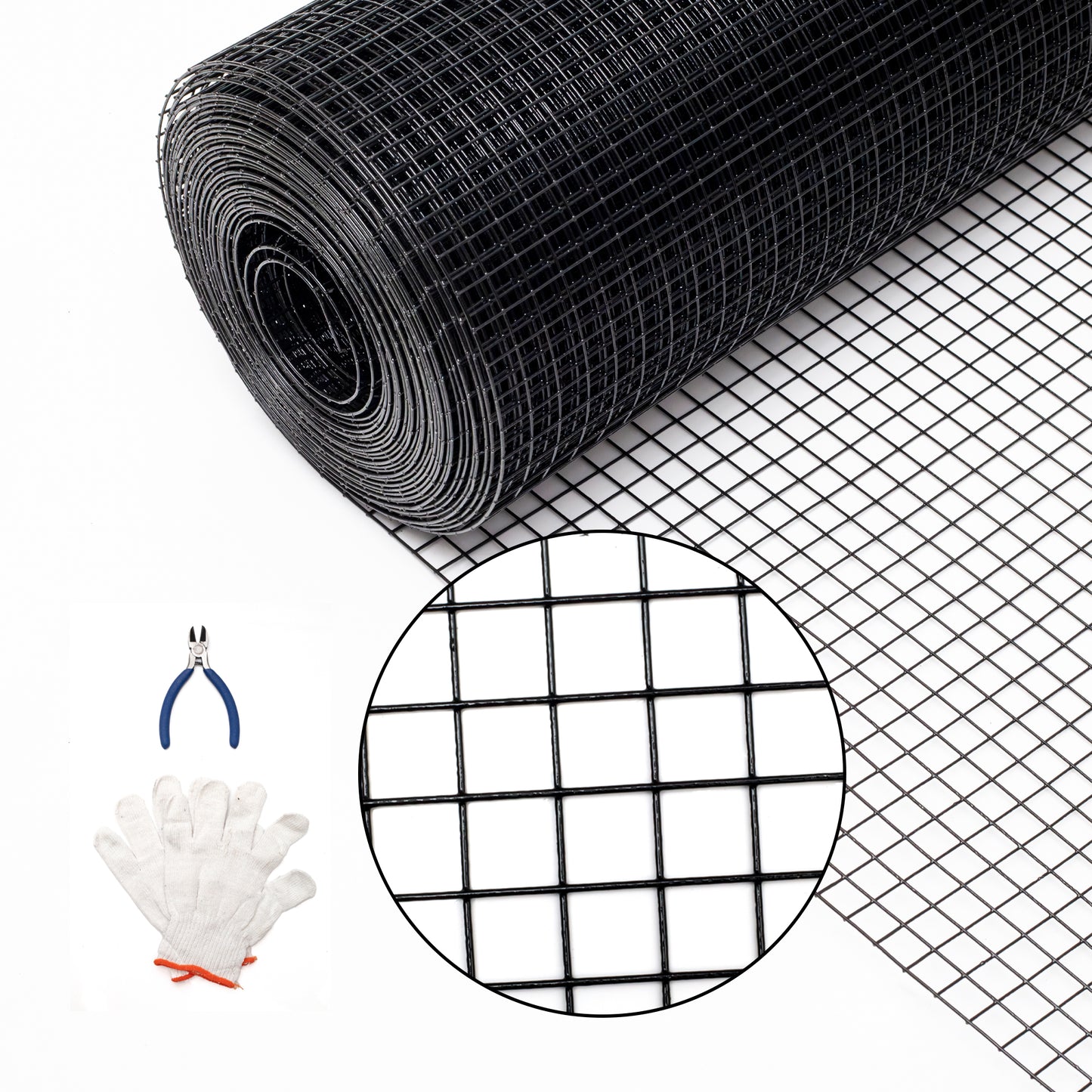 Kaners Hardware Cloth Fence Roll Square Chicken Rabbit Snake Cage Heavy Duty Welding Fencing